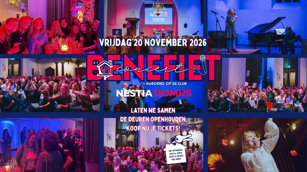 Het benefietconcert van Nestia Domus terug! 